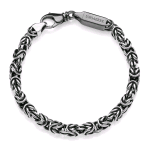 UNOAERRE BRACCIALE IN ARGENTO UOMO BIZANTINA 6078